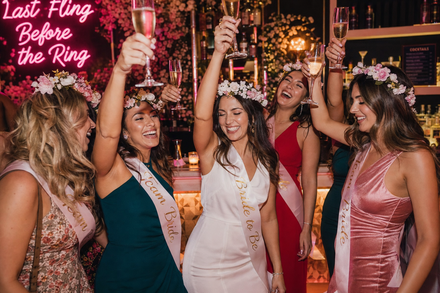 Group of women on a hen do